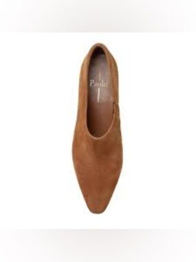 Paolo Brown Suede Pointed Slip-On